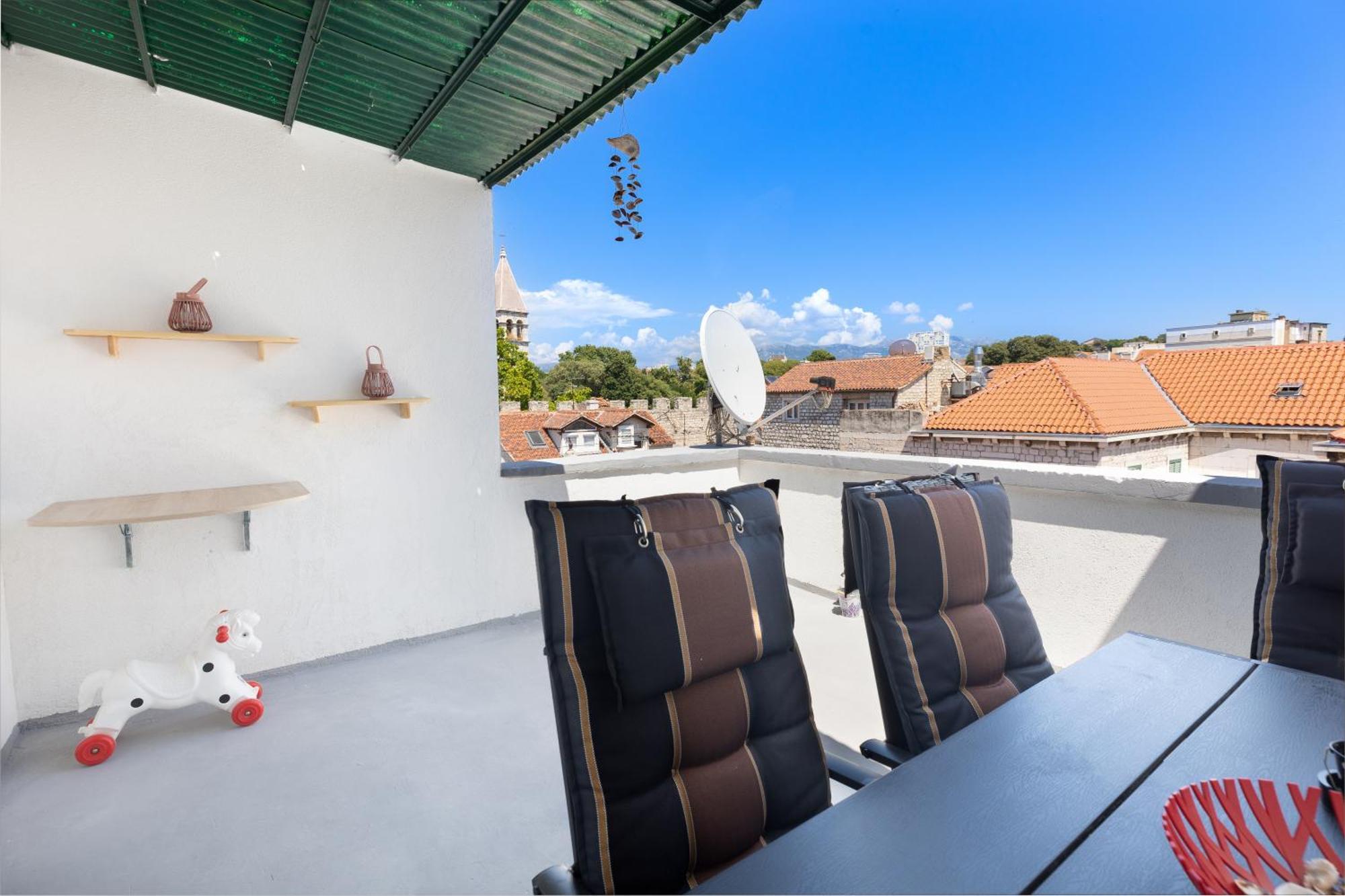 Luxury Dante Apartment With Terrace Split Exterior foto